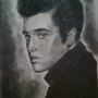 Retrato de Elvis Presley