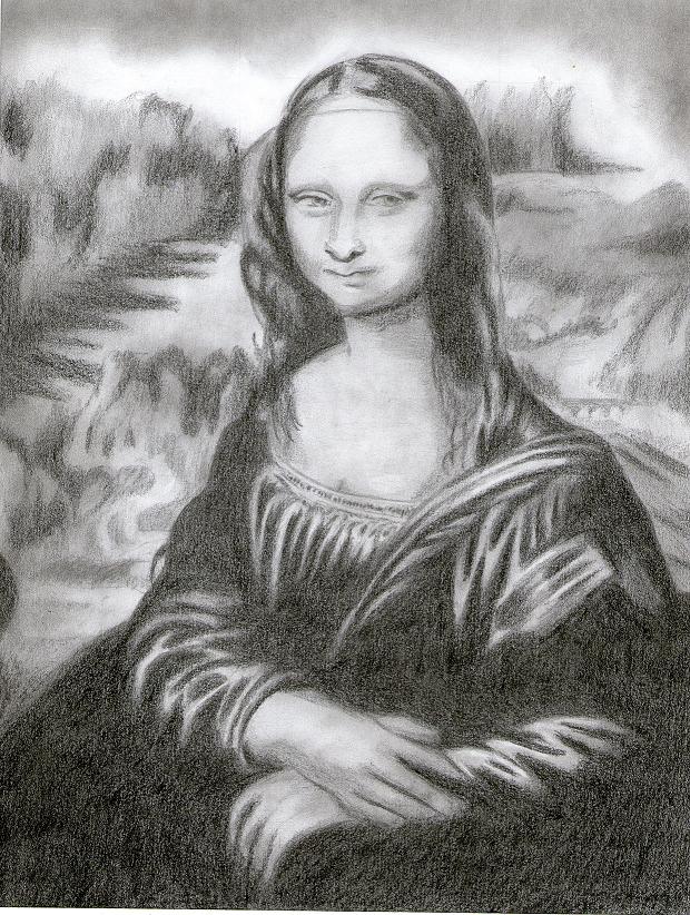 imagen de la monalisa por TomasAmaya2010 Dibujando