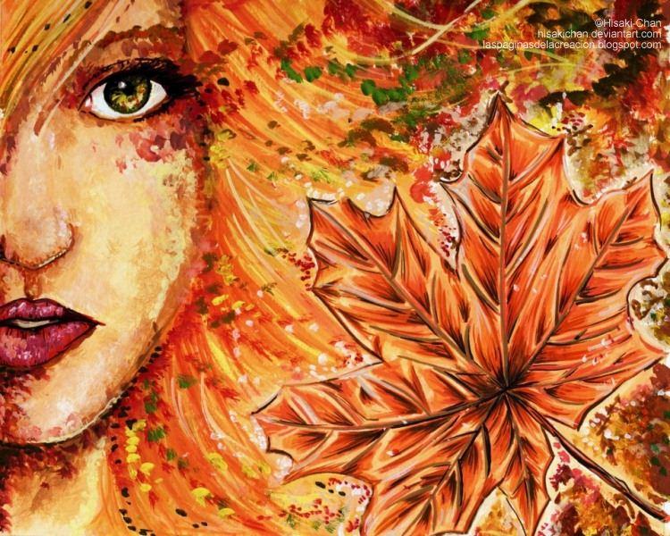 Las cuatro estaciones Otoño. por HisakiChan Dibujando