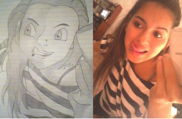 Dibujo De Retrato De Mi Prima En Version Anime Por Alexiis Dibujando Se trata de una abstracción de nuestra mente que permite fijar la apariencia de la forma, puesto que el ojo sólo. dibujo de retrato de mi prima en