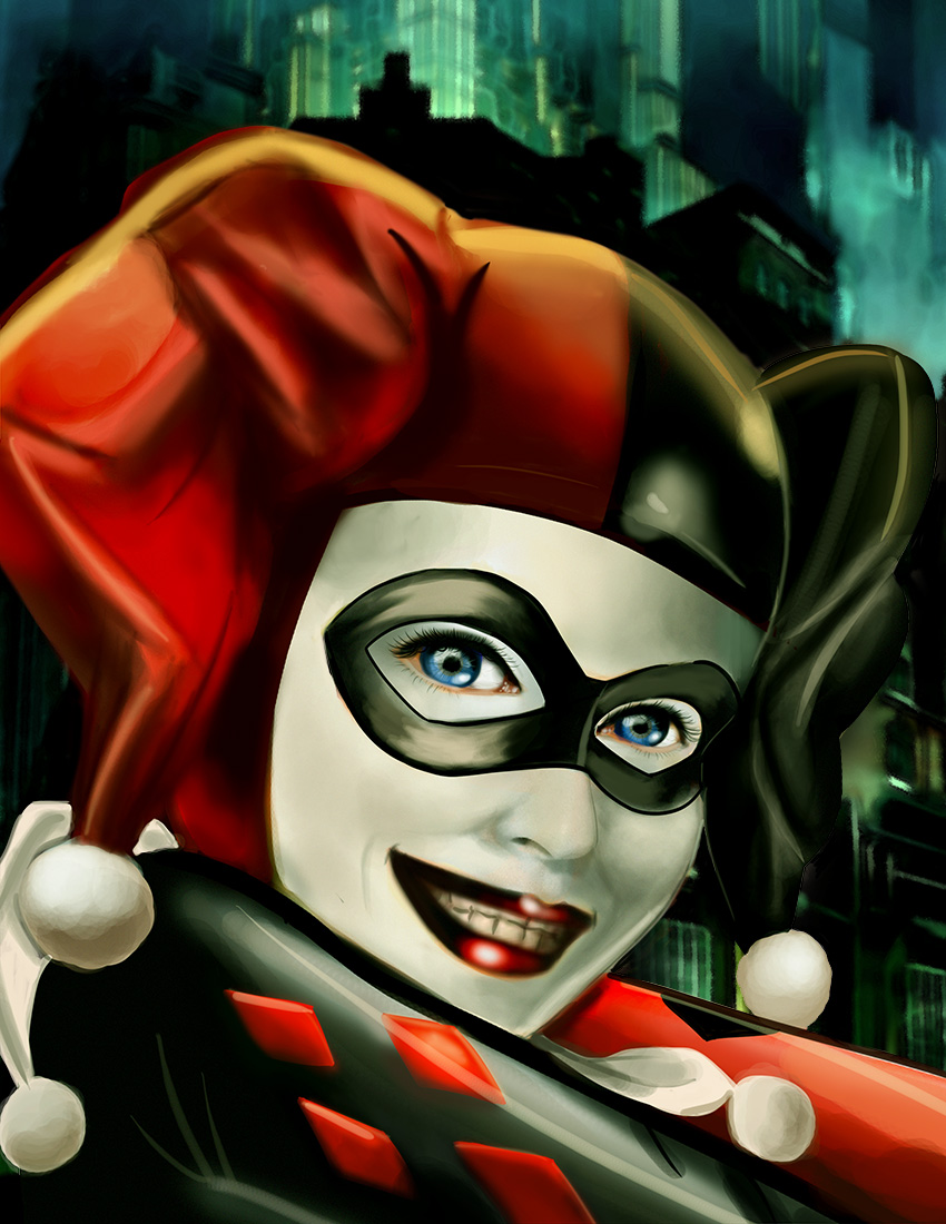 harley quinn por GNOVIKOV Dibujando