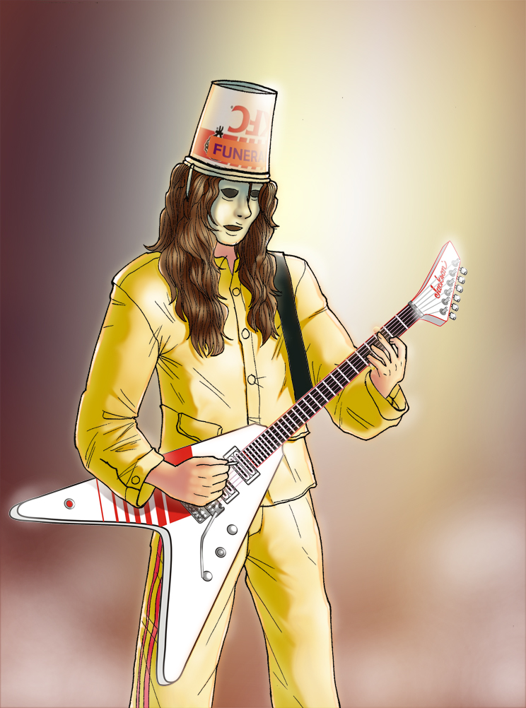 Buckethead por Katrileo Dibujando
