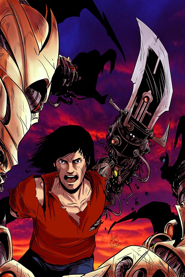 Cover Junkyard Angels 4 por juanfleites Dibujando