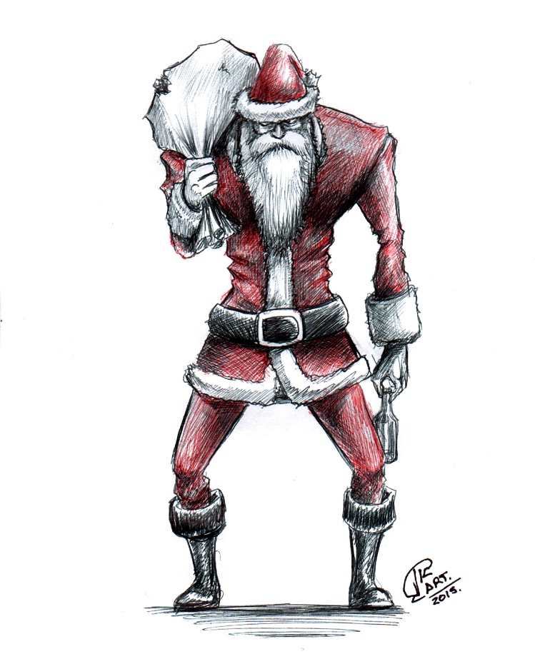 Santa Claus sketch por JuanK Dibujando