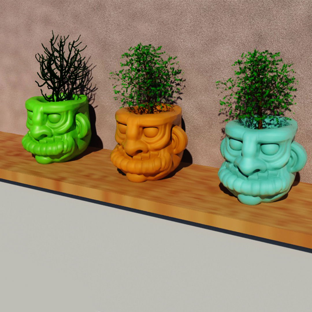 Macetas 3d por nicolasserviciocreativo | Dibujando