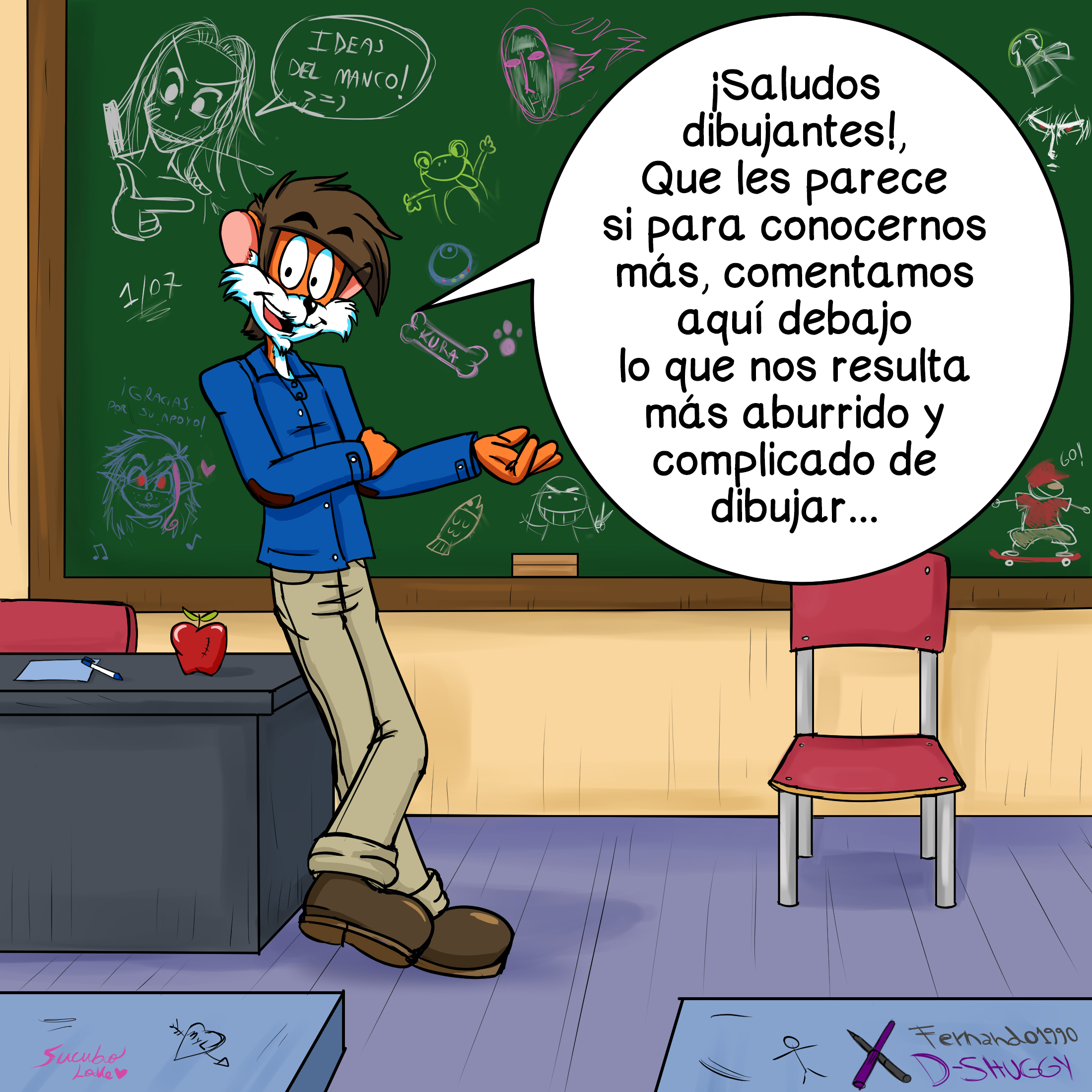 Creditos a Fabian2 por el apuesto profesor