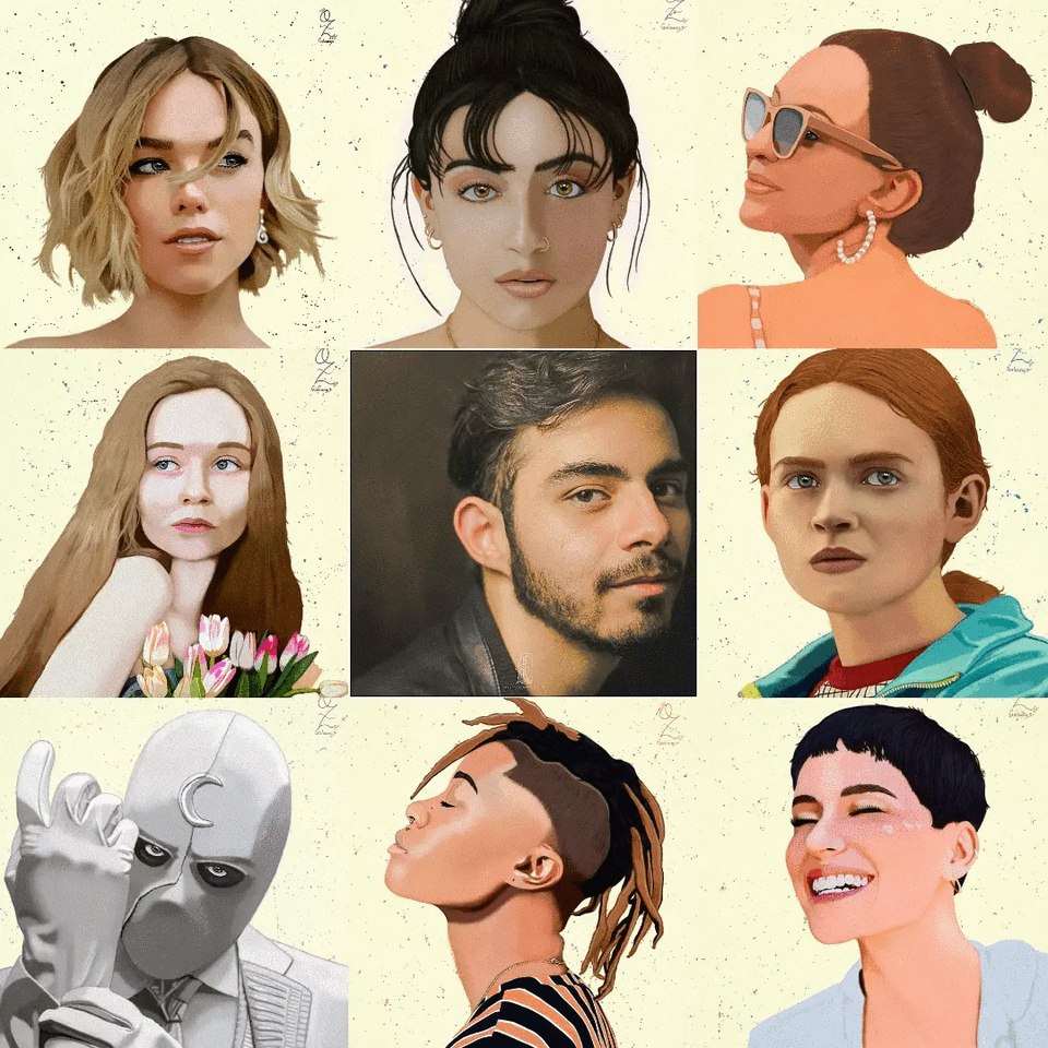 Art vs Artist 2022 por Ozgaleano Dibujando